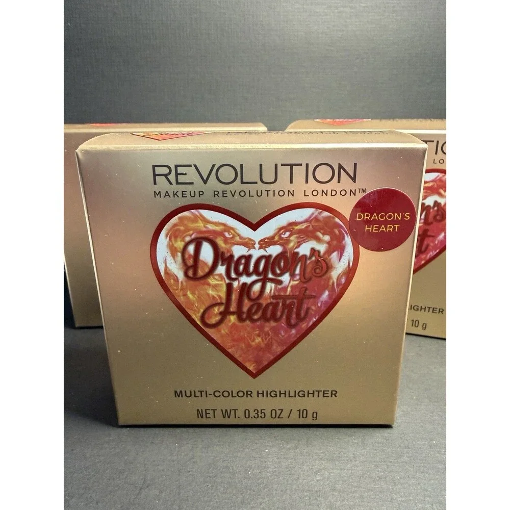 Revolution Dragon’s Heart Multi‑Color Highlighter – Rainbow Glow Illuminator